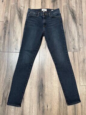 Frame Le High Skinny Dark Wash Denim Jeans Size 29